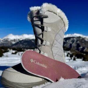 Columbia Ice Maiden II Gray Snow Boots Size 8